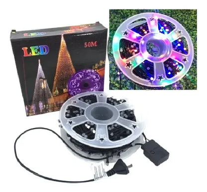 Süsleme Led Yanıp Sönen Işık 1000 Led 50 Metre Ip44 Rgb Dış Mekan 8 Kademeli Kumandalı Led Ek-04