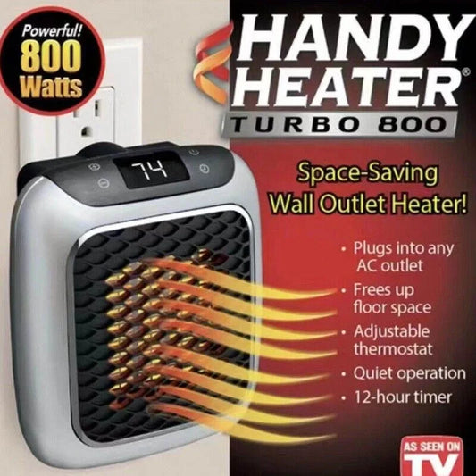 Priz Soba 800w Seramik Fişe Takılan Isıtıcı, Uzaktan Kumandalı Soba