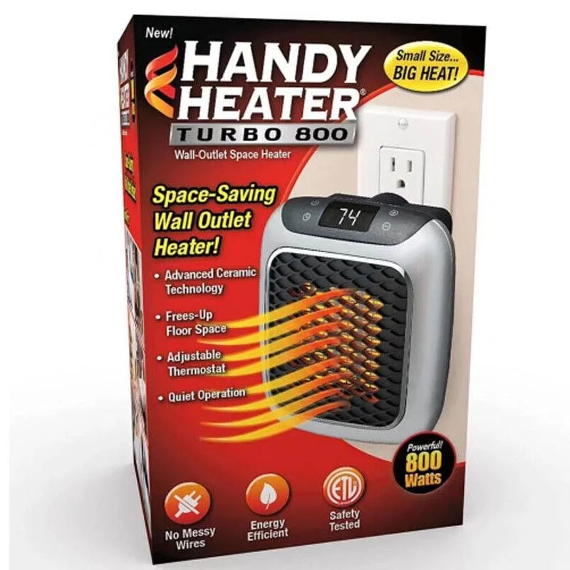 Priz Soba 800w Seramik Fişe Takılan Isıtıcı, Uzaktan Kumandalı Soba