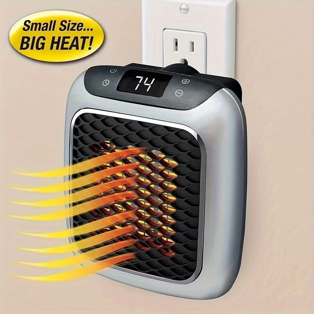 Priz Soba 800w Seramik Fişe Takılan Isıtıcı, Uzaktan Kumandalı Soba