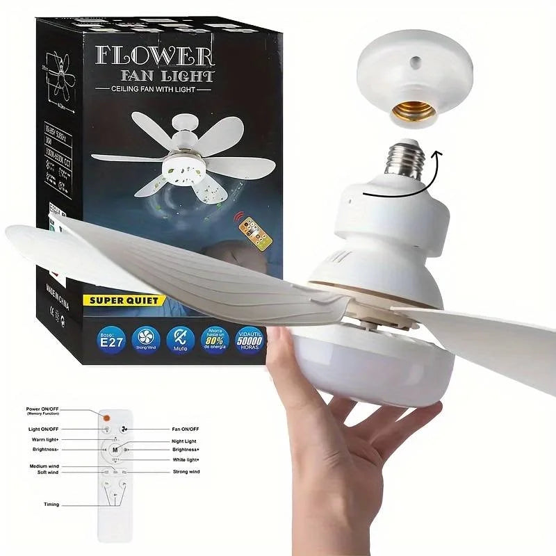 Tavan Vantilatörü Led Aydınlatmalı 3 İn 1 Vantilatör / Led Işık / Sivrisinek Kovar