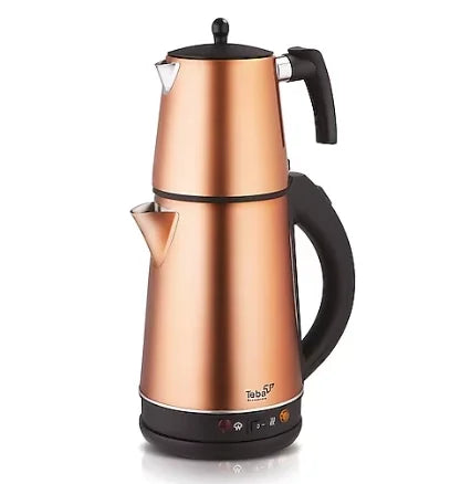 Teba Th-334 Cm 1500 W Çelik 1.8 Lt Elektrikli Çay Makinesi Rose