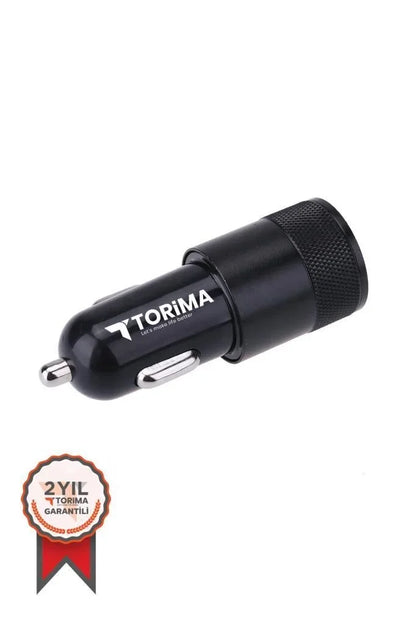 Tüm Araçlara Uyumlu Araba Çakmaklık Çift Usb Girişli Oto Şarj Aleti Soketi