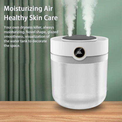 Ultrasonik Oda Hava Nemlendirici Çift Sprey Aromatherapy Ev Ofis Humudifier Rgb Işıklı 2lt
