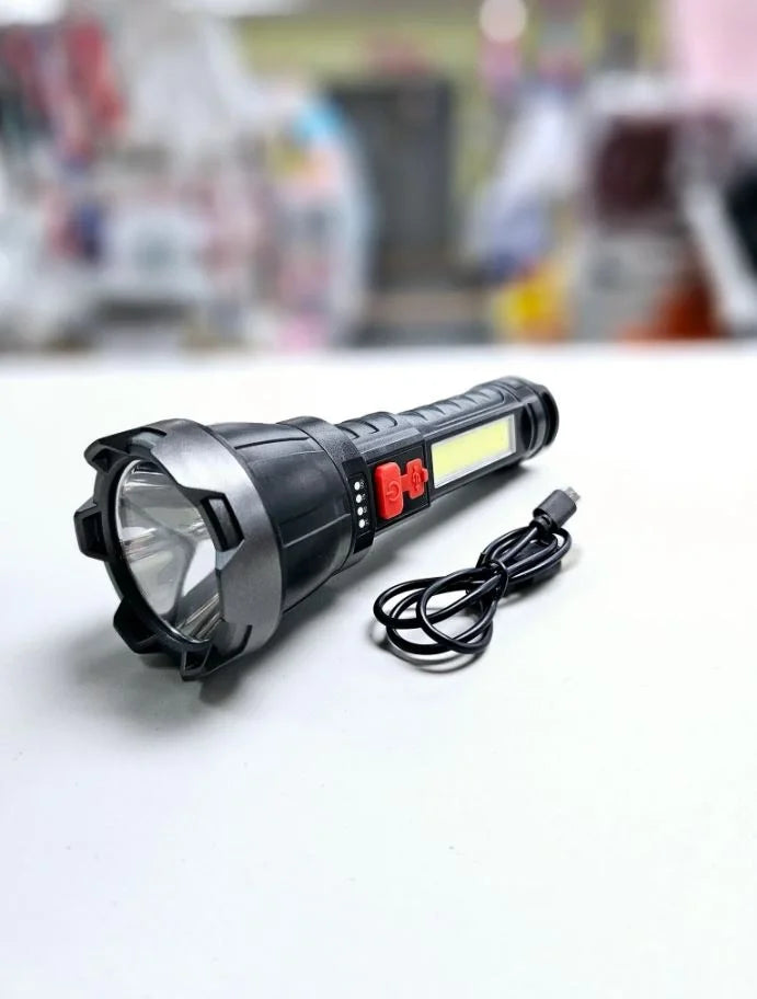 Usb Glare Charging Flashlight El Feneri Zj-05