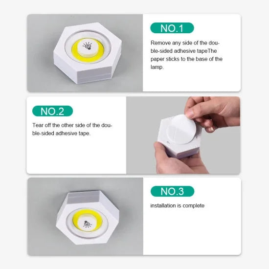 Uzaktan Kumandalı Led Işık Altı Gen [3'lü Set]