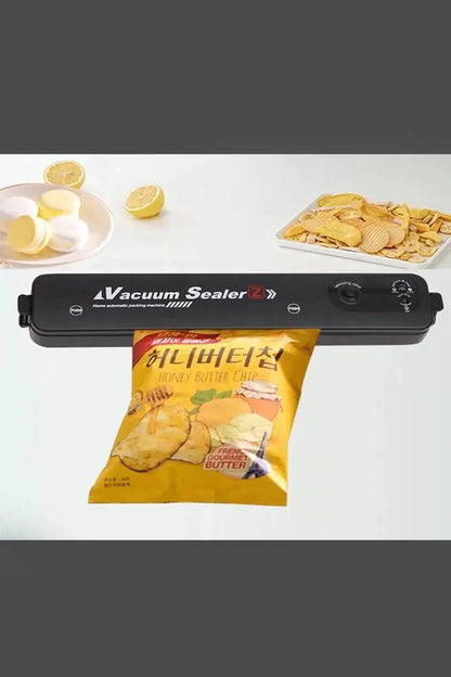Vacuum Sealer Ev Tipi Vakumlama Ve Yapıştırma Makinesi + 10 Adet Vakum Poşeti