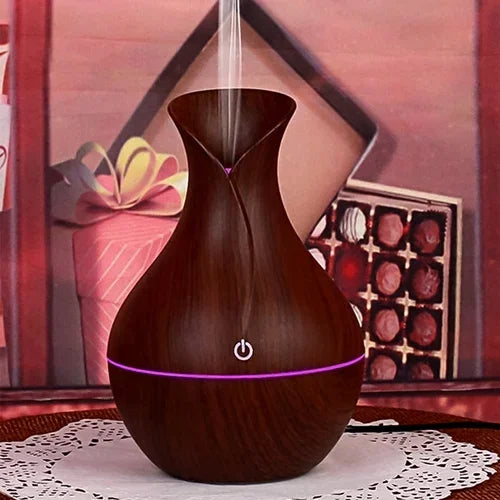 Vazo Modeli Hava Nemlendirici 200ml Led Işıklı Mini 7