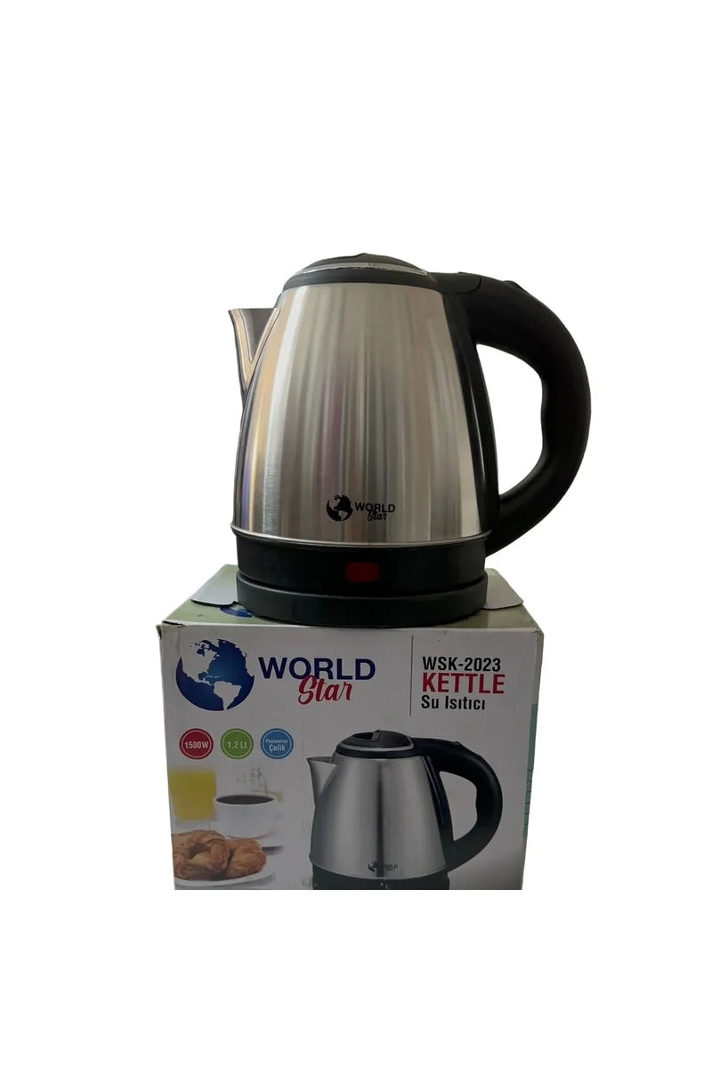 World Star Ev Ve Otel Tipi Kablosuz Su Isıtıcı 1,2 Litre